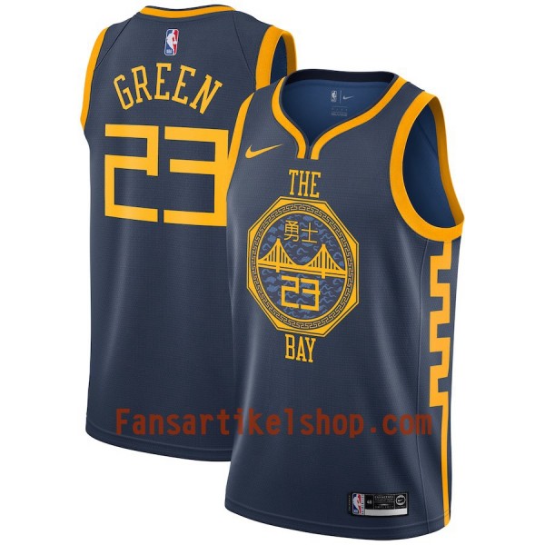 Golden State Warriors Trikot Draymond Green 23 2018-19 Nike City Edition Navy Swingman - Herren Golden State Warriors Trikot Draymond Green 23 2018-19 Nike City Edition Navy Swingman - Herren